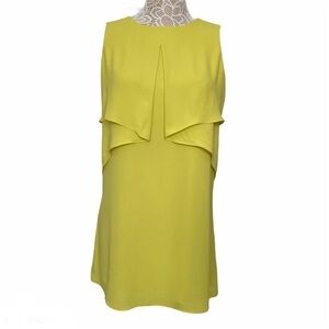 BCBGMaxAzria Yellow/Lime Casual Dress S